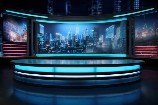 News screen city architecture.  Image by rawpixel.