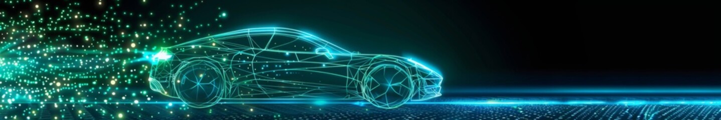 High-Speed Concept Car Design for Futuristic Automotive Visuals. for electric vehicles, automotive innovation, high-performance sports cars, transportation and automotive technology.