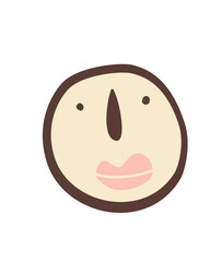 Illustration stickers stamps abstract icon masks painting decoration 