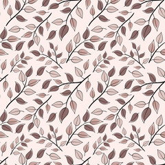 Autumn leaves fall pattern for your design