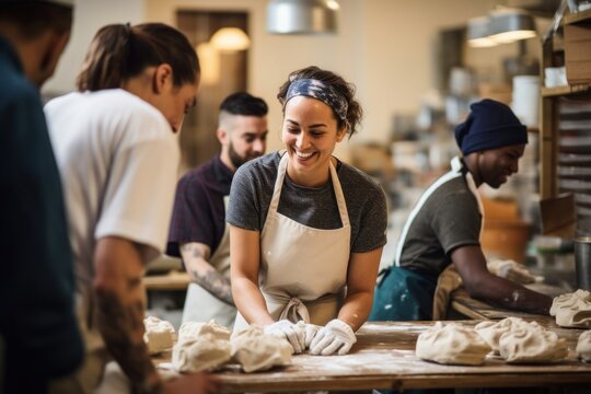 Adult togetherness entrepreneur cooperation.