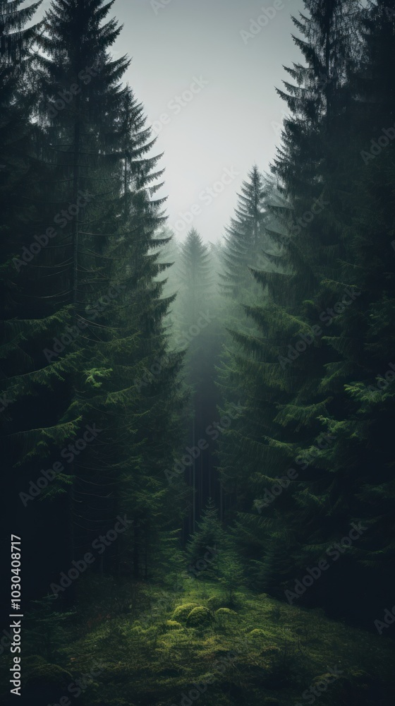 Canvas Prints Forest nature outdoors woodland.