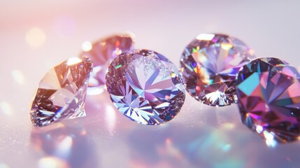 Sparkling Gems on Glimmering Surface