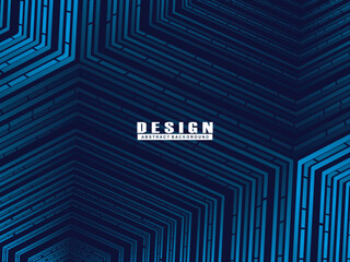 Premium background with diagonal dark blue stripes pattern. Vector horizontal template for digital luxury business banner, formal invitation, luxury voucher, gift certificate, etc.