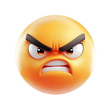 recommend clip art: Angry emoji face,3d render,3D yellow angry emoji face,Angry smiley emoji face,angry face emoji in 3D illustration,A yellow smiley face with an angry expression set,emoji icon,Angry face emoji emoticon