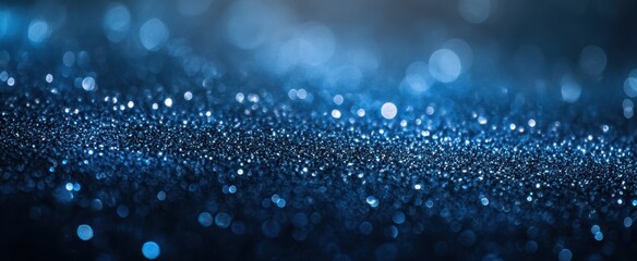 The Shimmering Blue Background