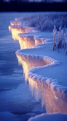 Frozen in Time, Frozen lakes