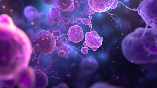 Histoplasma is a type of fungus that can cause a lung infection called histoplasmosis.  This 3D image shows Histoplasma yeast cells inside a macrophage, a type of immune cell.