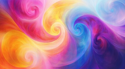 Fototapeta premium Vibrant Explosion of Colorful Abstract Cloud Art for Creative Design.