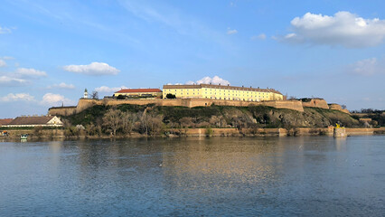 Obraz premium Petrovaradin Fortress and it's surroundings in bright spring day