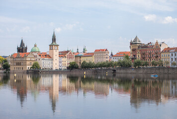 city castle and charles bridge