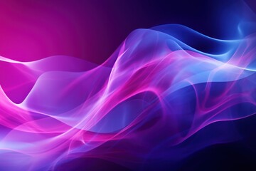 Naklejka premium Purple and light blue and pink neon background smoke backgrounds abstract.