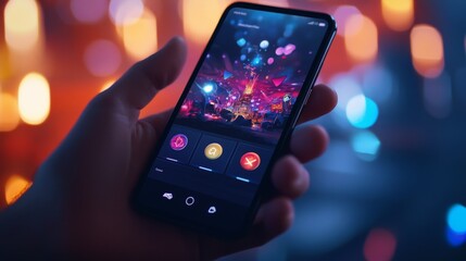 Exclusive mobile gaming with locationbased VIP access and visuals