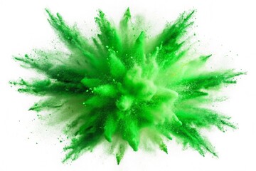 Obraz premium Explode powder with white background captured with high speed sync