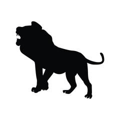 Abstract art background with line art landscape