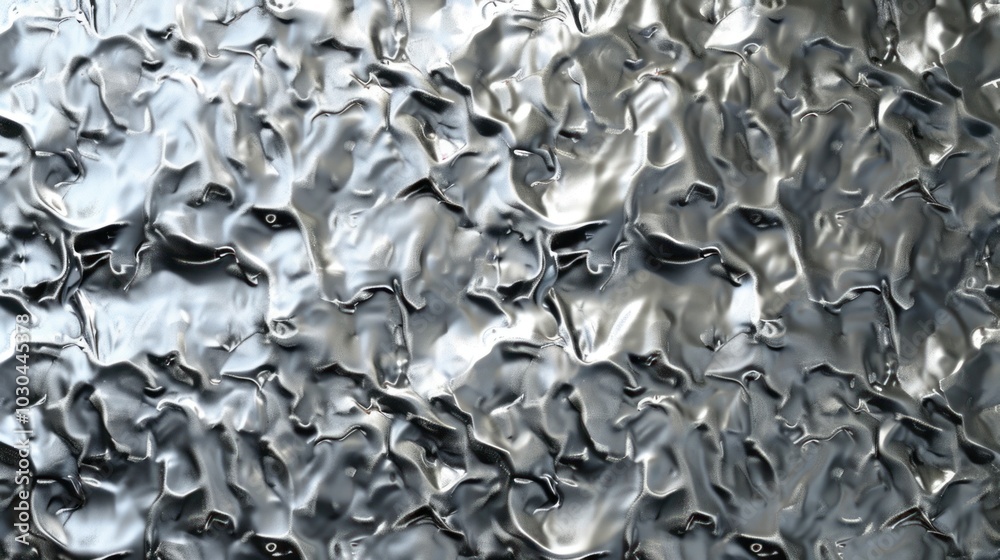 Poster Abstract Liquid Metal Texture