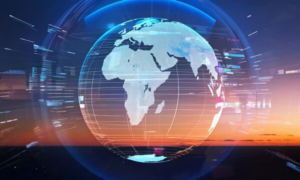 A digital globe is a computer-generated, interactive model of the Earth that allows users to explore countries, cities, and geographic features in a virtual format