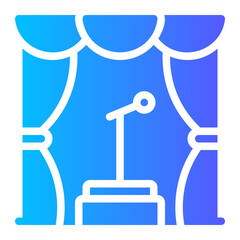 stage gradient icon