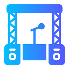 stage gradient icon