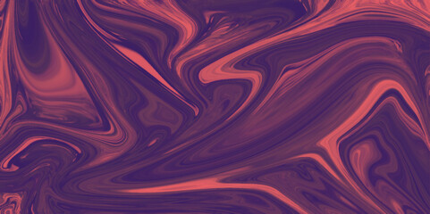 Red and white paint mixing background. Pink Acrylic Pour Color Liquid marble abstract surfaces Design. Abstract background pattern and texture of swirling pink ink.	
