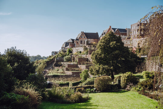 The hanging gardens of Thuin in Belgium