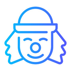 clown gradient icon