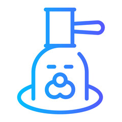 whack a mole gradient icon