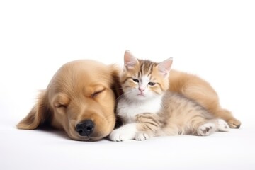 Fototapeta premium Kitten puppy dog mammal.