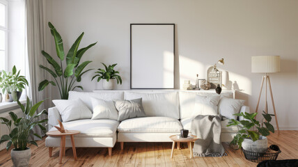 Modern living-room interior. 