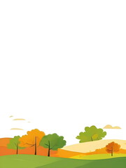 Autumn background for poster