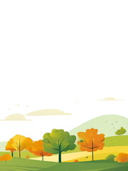 Autumn background for poster