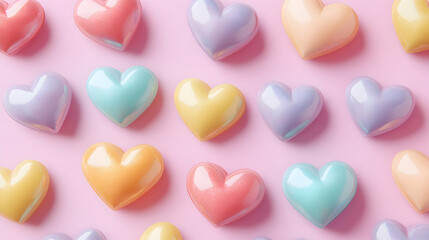 Obraz premium background with hearts