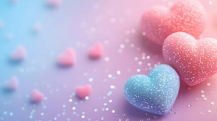 Obraz premium background with hearts