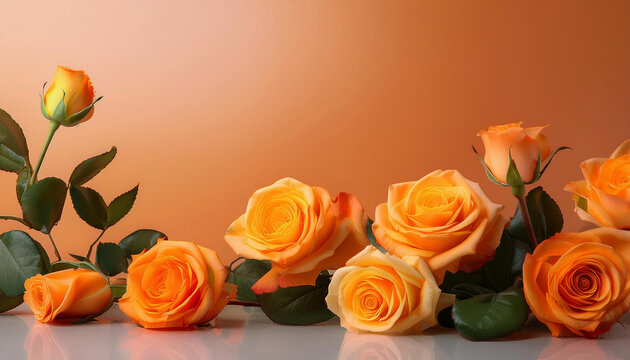 yellow and orange rose background