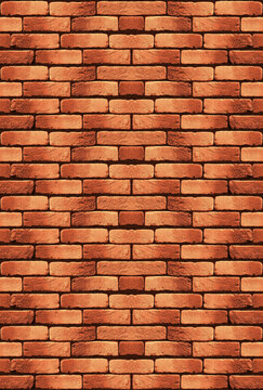 Fototapeta Red bricks wall. The photo can be enlarged, just place the copies next to each other. Ugly photo in print, set custom colors to 0 in the printer software.