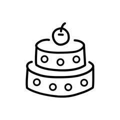 Cake Icon Vector