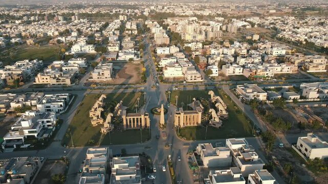 Urban Aerial Video City Housing Society
