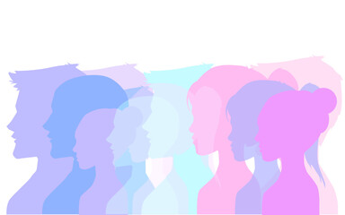 Diversity and equality in beliefs, race, integration of multicultural communities from different cultures and countries