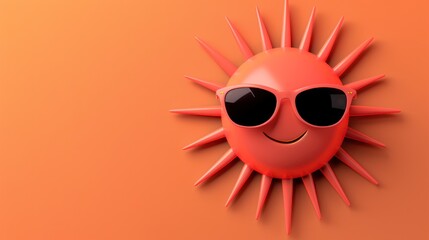 Smiling Sun with Sunglasses