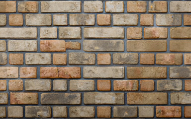 Abstract Black brick wall texture