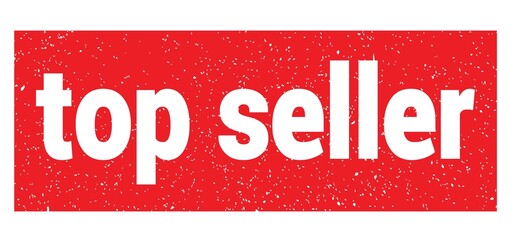 top seller text written on red stamp sign.