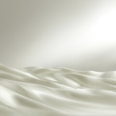 Obraz premium Flowing White Fabric Background