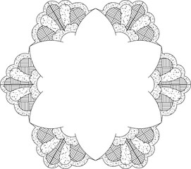 sketch vector illustration silhouette design drawing ornament decoration graphic classic vintage floral ethnic traditional 