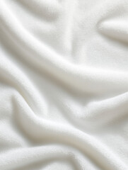 Fototapeta premium white cotton fabric towel texture background