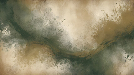 Fototapeta premium Grungy aged wallpaper with vintage paper texture and brown color, perfect for retro design backdrop