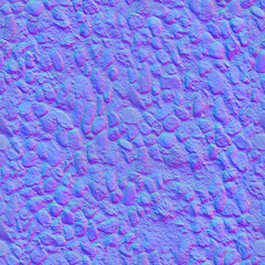 Seamless stone wall normal map © Mat Karmon