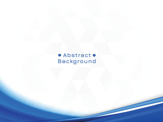 Abstract modern blue wave background