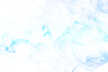 Light blue Smoke Wave on Transparent Background, Smoke on transparent background