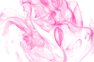 Pink Smoke Wisps with Transparent Background, Smoke on transparent background