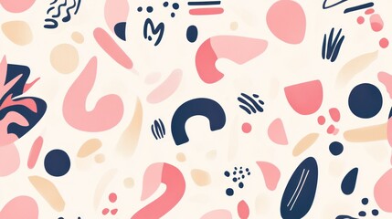 Abstract design featuring colorful shapes and patterns for creative backgrounds.